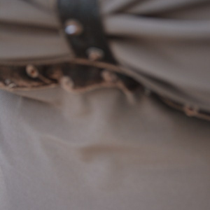 Bluza cu maneca lunga, de ocazie, maro, cu bust conturat - Img 3