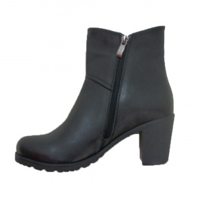 Cizma casual , neagra, toc gros mat BO-2258-TC - Img 3