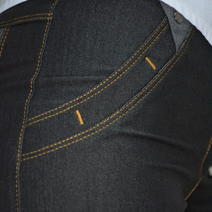 Pantalon de culoare gri, model lung cu design de buzunare - Img 2