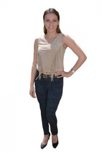 Pantalon lung de primavara-vara, bleumarin cu flori negre - Img 1