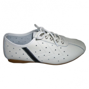 Pantofi sport, cu perforatii rotunde, varf rotunjit