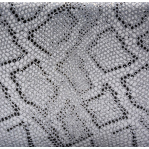 Poseta eleganta,design piele de sarpe ,nuanta alb - Img 3