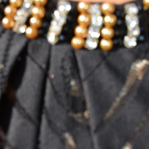 Rochie de ocazie neagra, maneca trei-sferturi si dantela in fata - Img 5