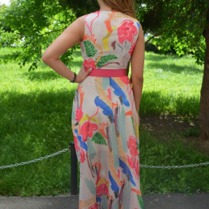 Rochie de zi Greta cu imprimeu floral - Img 6