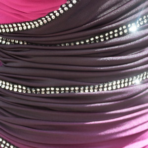Rochie fermecatoare de gala, lungime maxi, mulata, pe roz-ciclam - Img 7