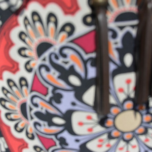 Rochie vaporoasa de vara cu decolteu in V, imprimeu multicolor - Img 8