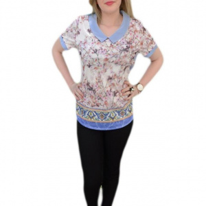 Bluza moderna, cu efect de 3D - Img 1