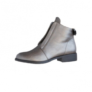 Botina scurta, model casual de culoare gri - Img 1