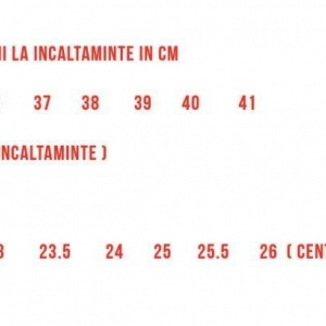BOTINA SIMPLA CU TOC GROS,CULOARE VISINIU - Img 5