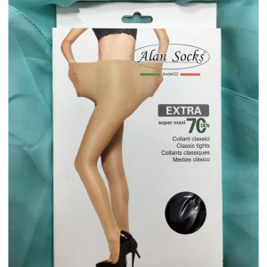 Ciorap simplu culoare naturala sau neagra, material foarte elastic - Img 3