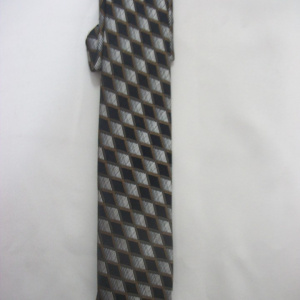 Cravata rafinata, negru-alb, plamaniu, mov, gri-roz, gri - Img 2