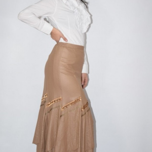 Fusta eleganta, disponibila in marimi mari, si in nuanta de maro - Img 5