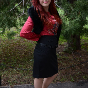 Fusta neagra, model scurt cu betelie inalta si design de buzunare - Img 4