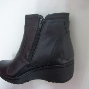 Gheata casual, neagra cu talpa tip pana BO-2257-PL - Img 5