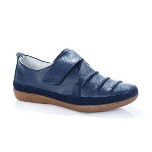 Pantof confortabil de culoare bleumarin, cu talpa usoara, flexibila - Img 1