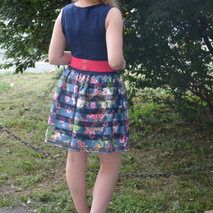 Rochie de ocazie, culoare bleumarin - Img 5