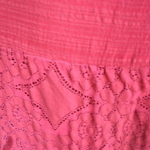Rochie de vara Reagan cu insertii de dantela nuanta de marsala - Img 6