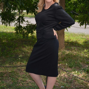 Rochie eleganta, de culoare neagra, cu maneca lunga - Img 6