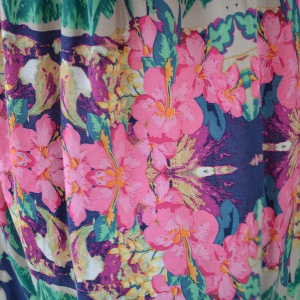 Rochie maxi, fara bretele, imprimeuri florale - Img 6