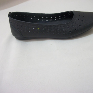 Balerin in tendinte fabricat din piele naturala cu model perforat - Img 2