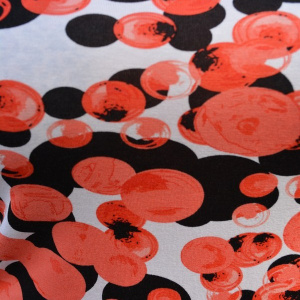 Bluza tip tricou cu maneci scurte si imprimeu de pete colorate - Img 2