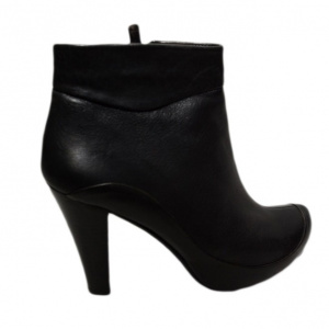 Botine clasice, scurte, de culoare neagra - Img 1