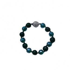 Bratara deosebita cu textura elastica,culoare greenery - Img 1