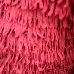 Jacheta scurta tip bolero din material deosebit cu aspect franjurat - Img 6