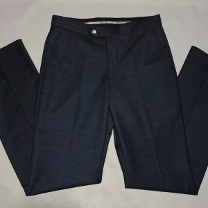 Pantalon casual pentru barbati, la dunga, nuanta de bleumarin
