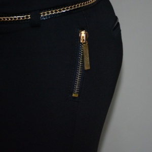 Pantalon elegant, de nuanta neagra si croiala moderna - Img 4