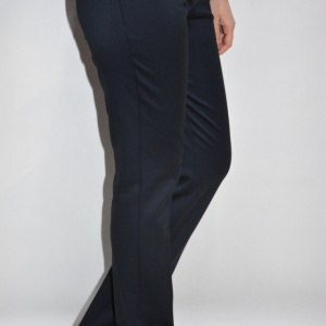 Pantalon office cu accesoriu ,nuanta bleumarin - Img 5