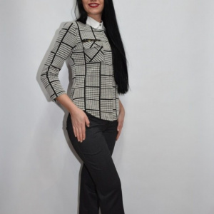Pantalon office modern ,model simplu ,nuanta neagra. - Img 3