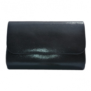 Poseta plic pentru ocazii, culoare argintie,gri ,negru, material sclipicios - Img 1