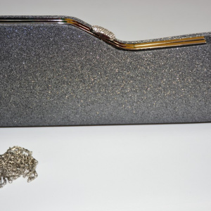 Poseta tip clutch,chic cu efect garantat,nuante auriu,negru,argintiu,argintiu-negru - Img 7