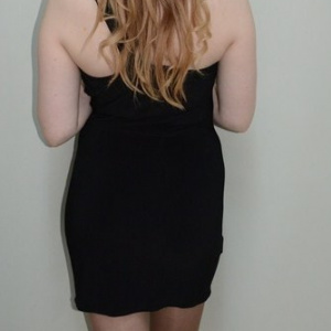 Rochie de seara, nuanta de negru, bretea fashion, fundita aplicata - Img 4