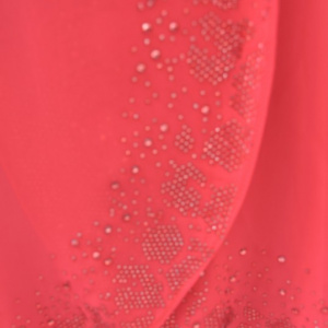 Rochie eleganta de ocazie corai cu strasuri fine in fata - Img 6