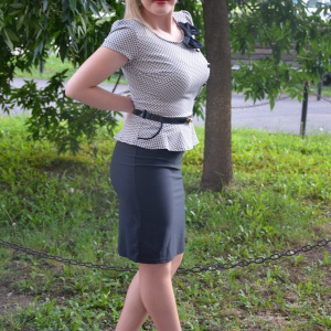 Rochie eleganta tip costum in nuanta de negru cu alb - Img 3