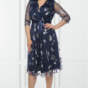 Rochie Rebeca Tulle Bleumarin - Img 2