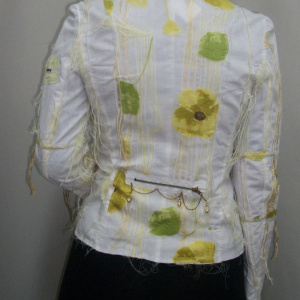 Sacou tineresti, modele diferite, design aparte, nuante de bej si alb - Img 2
