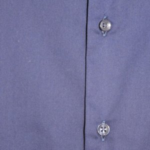 Camasa bleumarin cu design simplist si croi slim, maneca lunga - Img 5