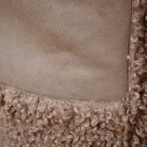 Cardigan tip vesta Xenai cu insertii de blanita pe spate,nuanta de crem - Img 7