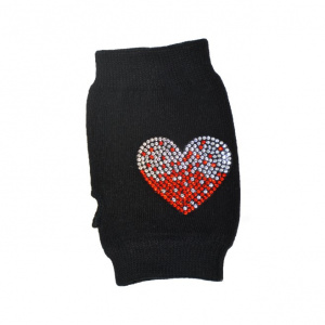 Manusa tinereasca de culoare neagra, model fashion fara degete - Img 1