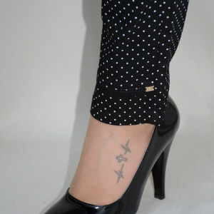Pantalon rafinat, model tineresc, croi cambrat si design de buline - Img 7