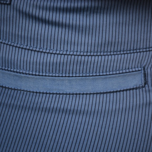 Pantaloni Jenny cu dungi subtiri ,nuanta de albastru - Img 6