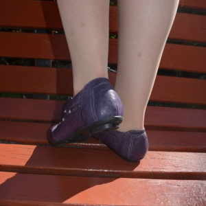 Pantof confortabil, model de cusaturi, disponibil in culoare mov - Img 4