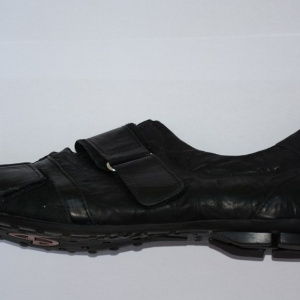 Pantofi sport, tineresti, varf rotund, albi, rosii, negri - Img 2