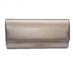 Poseta nuanta auriu,roz cu design imprimat in material, model elegant - Img 1