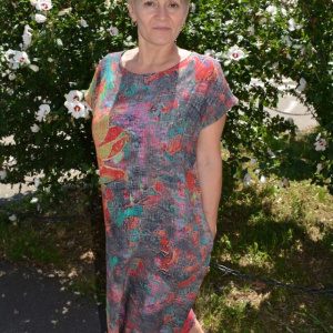 Rochie chic de primavara-vara ,culoare gri - Img 5