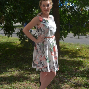 Rochie de vara multicolora cu imprimeu floral realist - Img 4