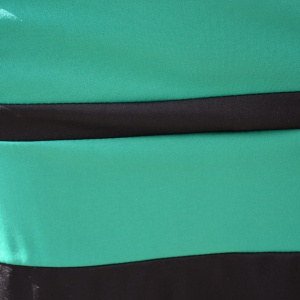 Rochie de zi, cu maneca scurta, colorata, nuanta de verde - Img 2